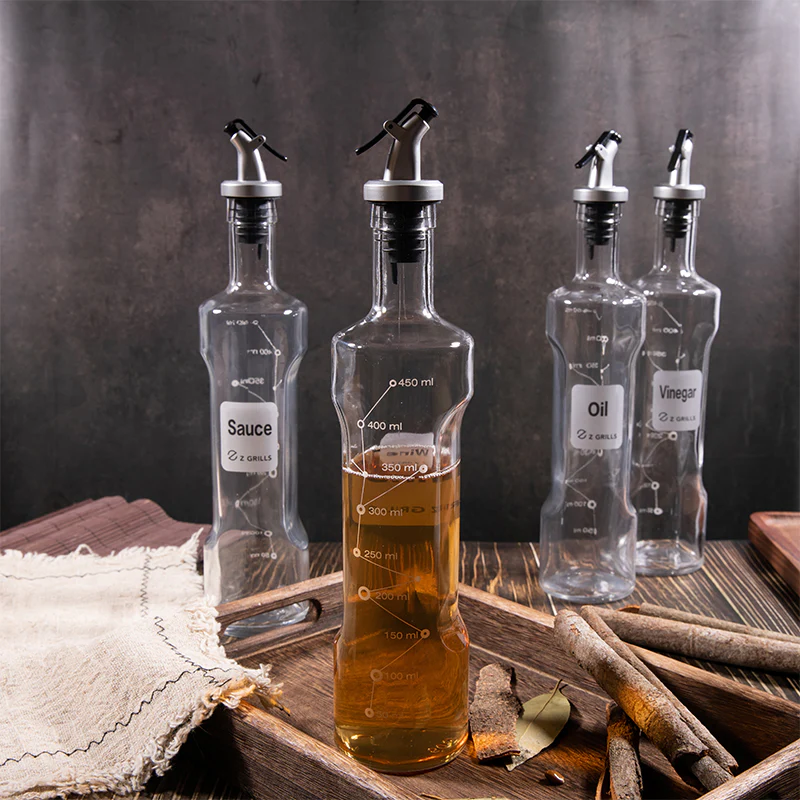 GLASS OIL BOTTLES - 2 & 4 PACK - Image 3