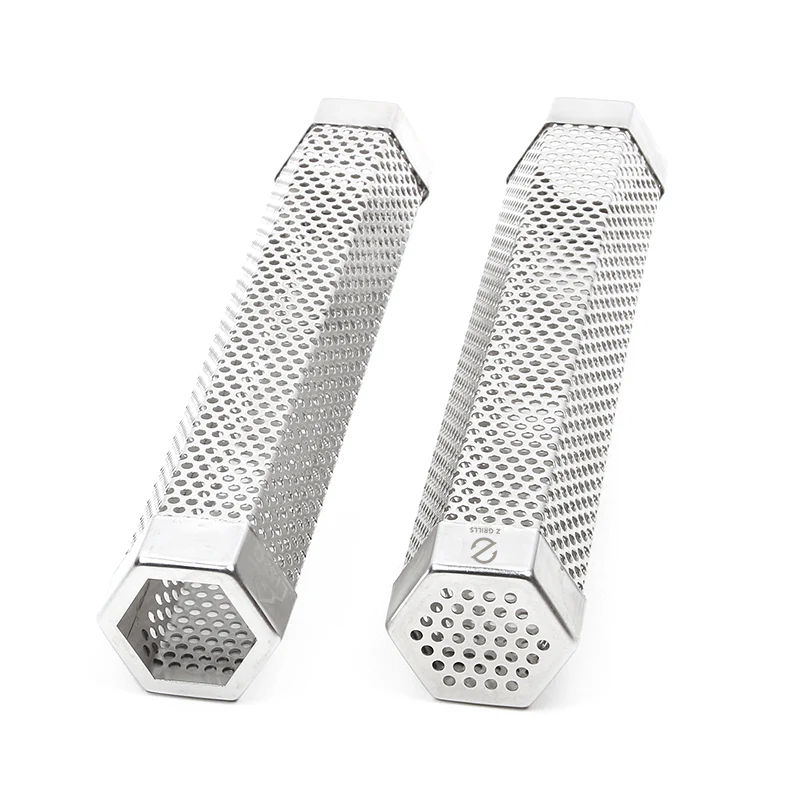 HEXAGON TUBE SMOKER WITH 2 HOOKS AND BRUSH - Image 3