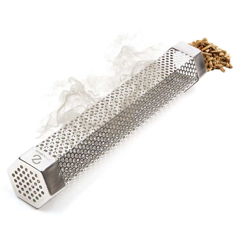 HEXAGON TUBE SMOKER WITH 2 HOOKS AND BRUSH - Image 7